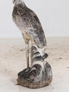Reconstituted Heron or Crane Sculpture French 1950s 60s - 4587965