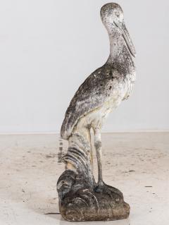 Reconstituted Heron or Crane Sculpture French 1950s 60s - 4587967