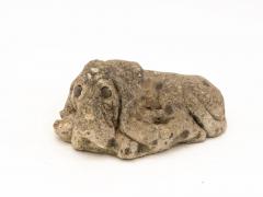 Reconstituted Stone Dog Hound Garden Ornament 20th Century - 3132062