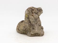 Reconstituted Stone Dog Spaniel Garden Ornament 20th Century - 3047964