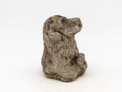 Reconstituted Stone Dog Spaniel Garden Ornament 20th Century - 3047965