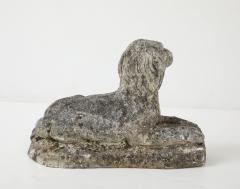 Reconstituted Stone Dog Spaniel Garden Ornament England 20th Century - 4083542