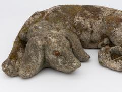 Reconstituted Stone Dog Spaniel Garden Ornament England 20th Century - 4811995