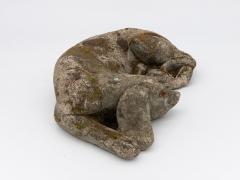 Reconstituted Stone Dog Spaniel Garden Ornament England 20th Century - 4811997