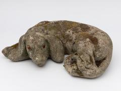 Reconstituted Stone Dog Spaniel Garden Ornament England 20th Century - 4812006