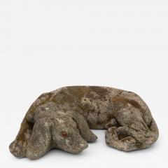 Reconstituted Stone Dog Spaniel Garden Ornament England 20th Century - 4812200