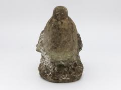 Reconstituted Stone Dove Garden Ornament English Mid 20th C  - 4804580