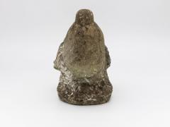 Reconstituted Stone Dove Garden Ornament English Mid 20th C  - 4804581