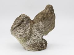 Reconstituted Stone Dove Garden Ornament English Mid 20th C  - 4804582