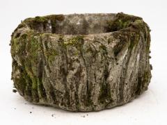 Reconstituted Stone French Faux Bois Planter Early 20th Century - 3265528