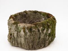 Reconstituted Stone French Faux Bois Planter Early 20th Century - 3265533