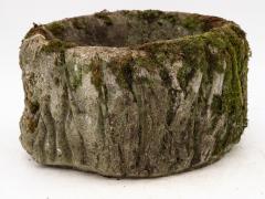Reconstituted Stone French Faux Bois Planter Early 20th Century - 3265534