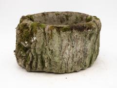 Reconstituted Stone French Faux Bois Planter Early 20th Century - 3265546