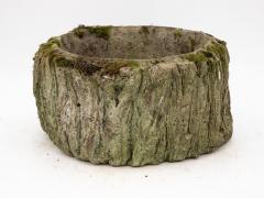 Reconstituted Stone French Faux Bois Planter Early 20th Century - 3265547