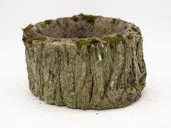 Reconstituted Stone French Faux Bois Planter Early 20th Century - 3265548