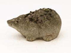 Reconstituted Stone Hedgehog Garden Ornament 20th Century - 3159199