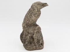 Reconstituted Stone Raven English Mid 20th C  - 4589035