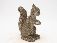 Reconstituted Stone Squirrel Garden Ornament 20th Century - 3229028