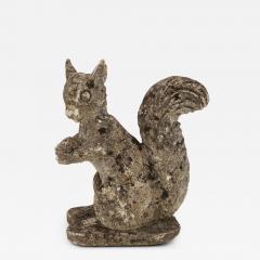 Reconstituted Stone Squirrel Garden Ornament 20th Century - 3230364