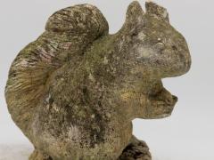 Reconstituted Stone Squirrel Garden Ornament 20th Century - 3392623