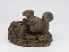Reconstituted Stone Squirrel Garden Ornament 20th Century - 4804522