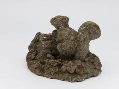 Reconstituted Stone Squirrel Garden Ornament 20th Century - 4804523