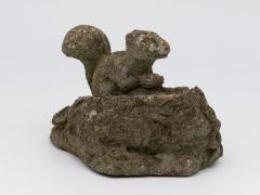 Reconstituted Stone Squirrel Garden Ornament 20th Century - 4804526