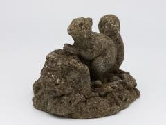 Reconstituted Stone Squirrel Garden Ornament 20th Century - 4804776