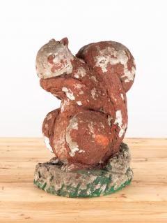 Reconstituted Stone Squirrel Garden Ornament England 20th Century - 4279445
