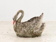 Reconstituted Stone Swan Planter English Early 20th Century - 3120660