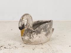 Reconstituted Stone Swan Planter English Early 20th Century - 3542484
