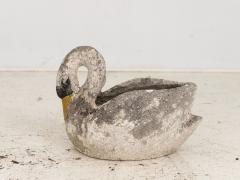 Reconstituted Stone Swan Planter English Early 20th Century - 3542485