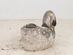 Reconstituted Stone Swan Planter English Early 20th Century - 3542487