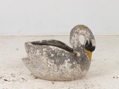 Reconstituted Stone Swan Planter English Early 20th Century - 3542488