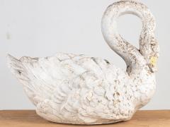 Reconstituted Stone Swan Planter English Early 20th Century - 4053626