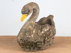 Reconstituted Stone Swan Planter English Early 20th Century - 4053635