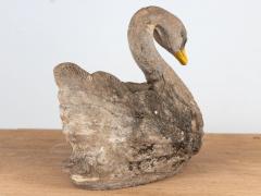 Reconstituted Stone Swan Planter English Early 20th Century - 4053637