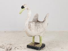 Reconstituted Stone Swan on Raised Feet Planter English Early 20th Century - 3542498