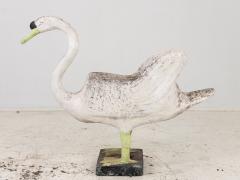 Reconstituted Stone Swan on Raised Feet Planter English Early 20th Century - 3542499
