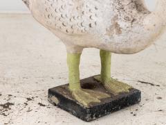 Reconstituted Stone Swan on Raised Feet Planter English Early 20th Century - 3542505