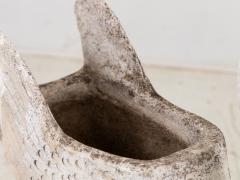 Reconstituted Stone Swan on Raised Feet Planter English Early 20th Century - 3542507