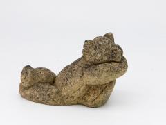 Reconstituted Stone Teddy Bear Garden Ornament England 20th Century - 4804642