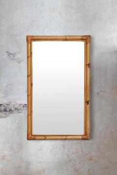 Rectangular Bamboo Wall Mirror 1980 - 3723103