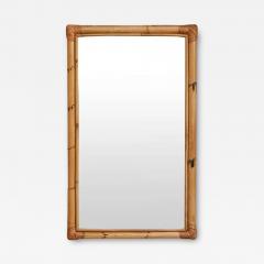 Rectangular Bamboo Wall Mirror 1980 - 3740223