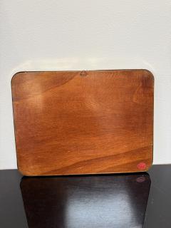 Rectangular Brass Framed Mirror 1950s - 4540799