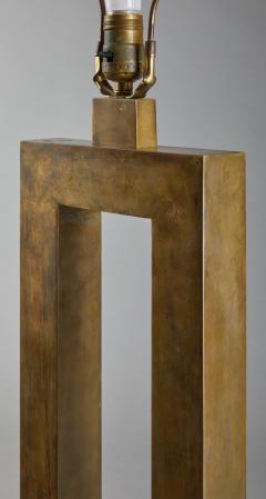 Rectangular Bronze Lamp - 4001563