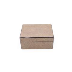 Rectangular Brown Shagreen Box - 4721188