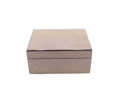 Rectangular Brown Shagreen Box - 4674778