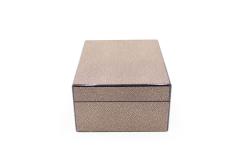 Rectangular Brown Shagreen Box - 4674779
