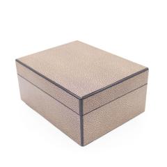 Rectangular Brown Shagreen Box - 4733117
